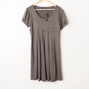 Forever | Gray Short Sleeved Dress | Women's L
